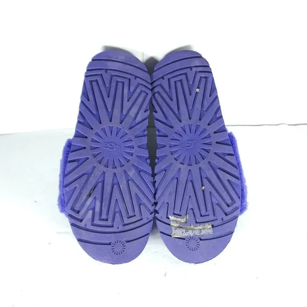 UGG Women's Disco US9 Violet Night Platform Shearling Slide Slippers - Picture 10 of 16